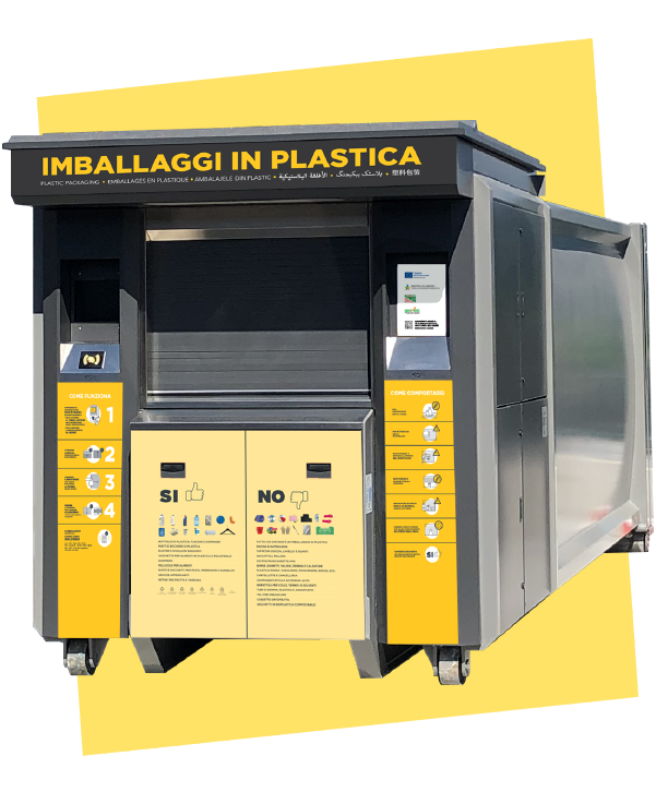 Ecostation imballaggi in plastica